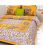 Rajasthani Bedsheet Double Cotton Multicolor Floral Bed Sheet